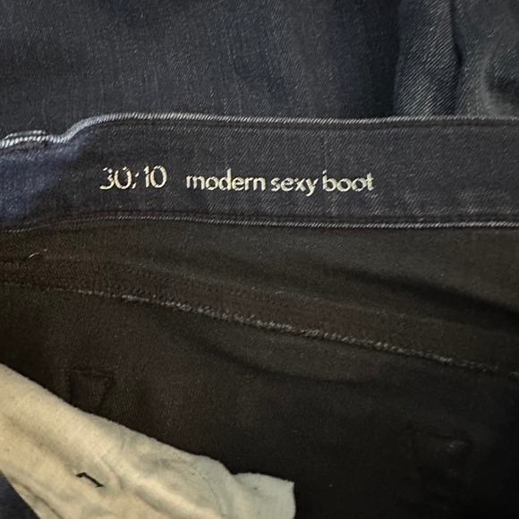 LOFT Modern Sexy Boot Jeans Dark Wash Stretch Denim Size 10 - Picture 6 of 12